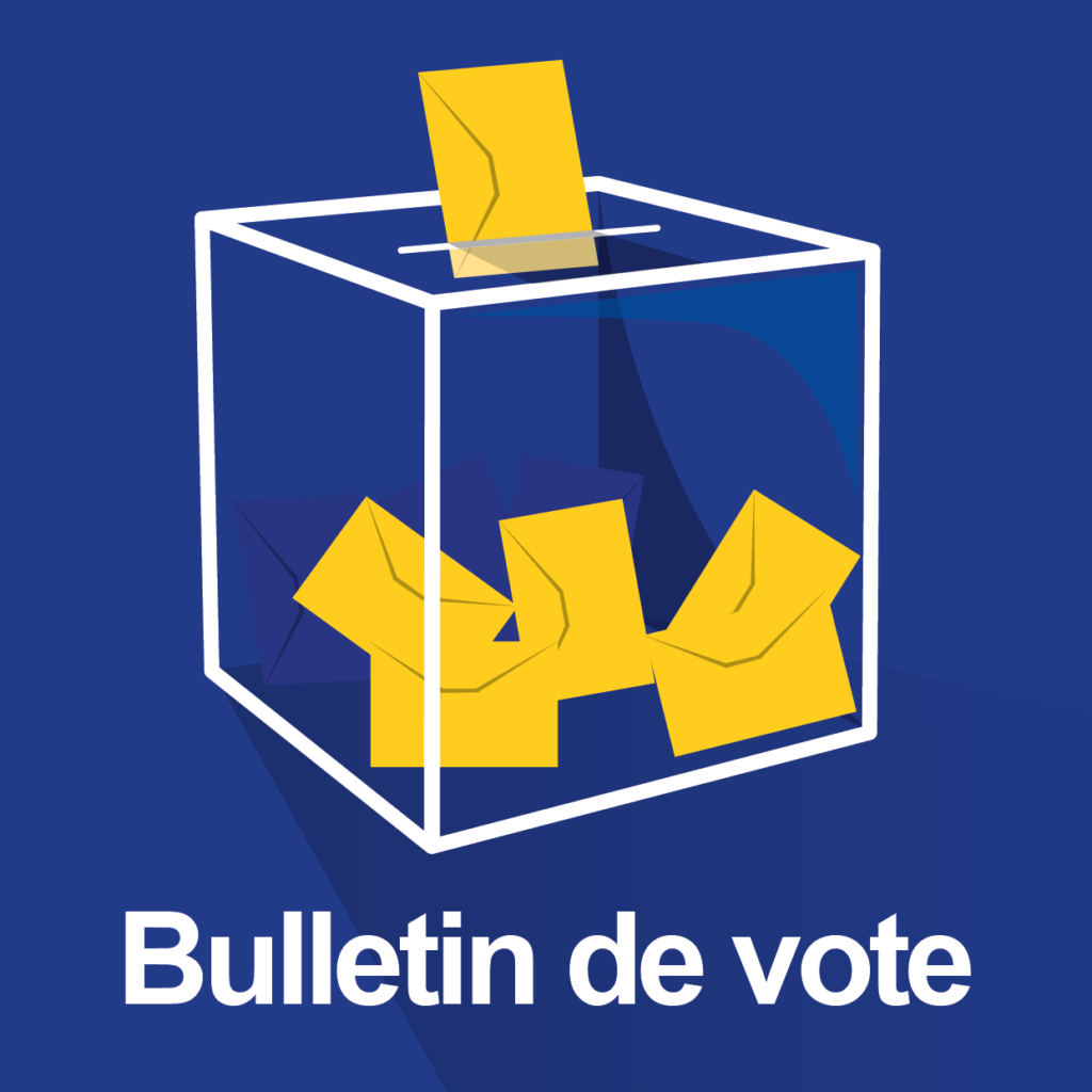 Bulletin de vote 1x1
