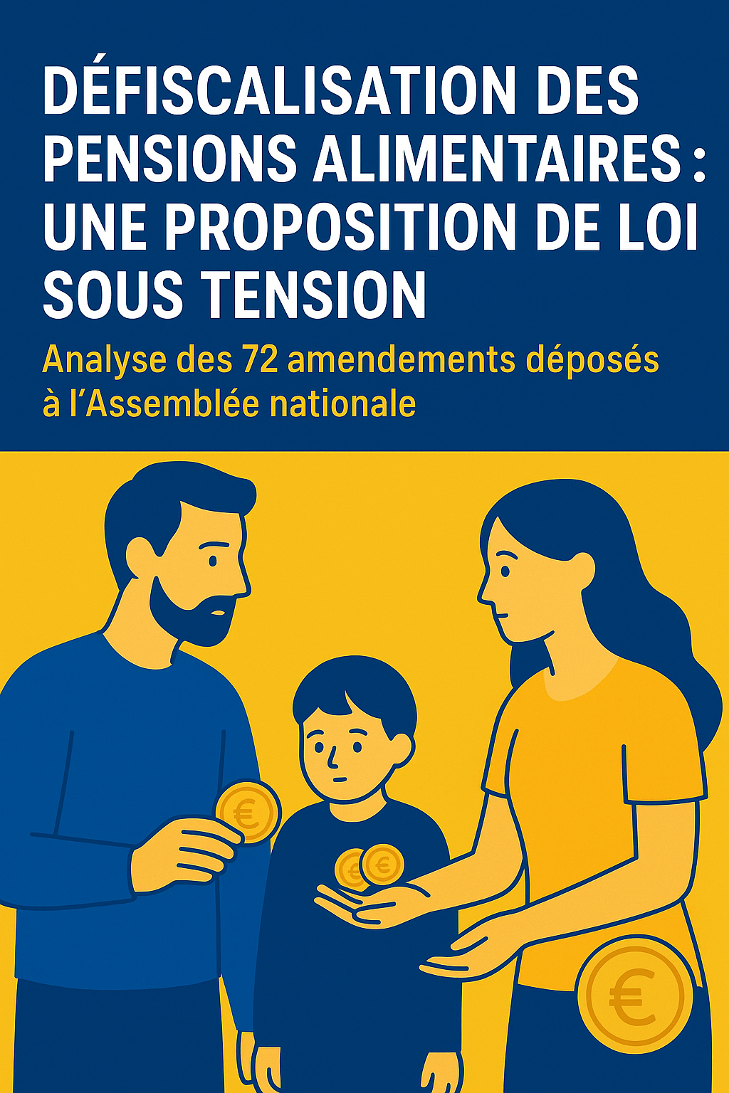 Défiscalisation des pensions alimentaires : une proposition de loi sous tension — analyse des 72 amendements déposés à l’Assemblée nationale