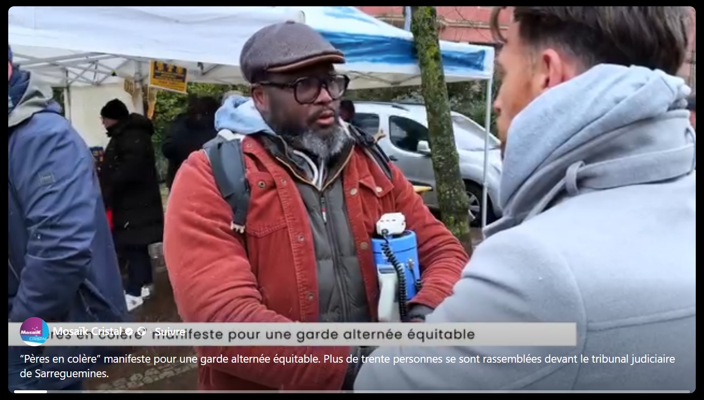 📣 Manifestation à Sarreguemines : « Pères en colère » se mobilisent pour les droits parentaux