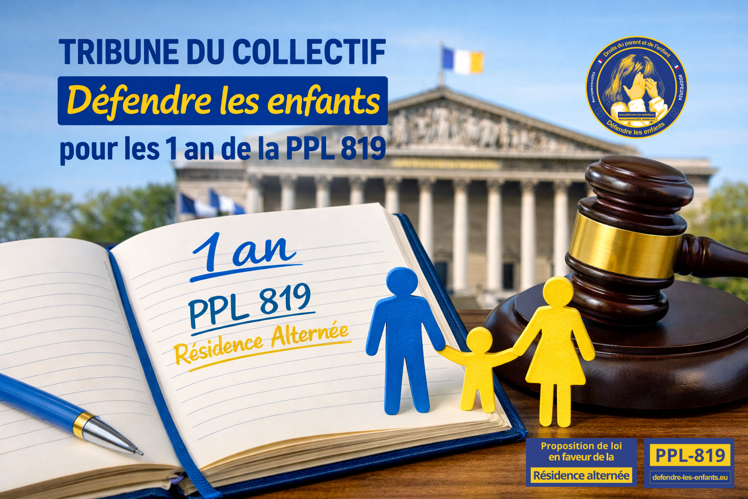 Tribune : un an après le dépôt de la proposition de loi 819, la résidence alternée s’impose enfin dans le débat public